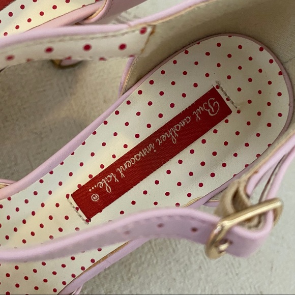 ModCloth Pink T-Strap Platform Rockabilly Heels - Picture 6 of 16